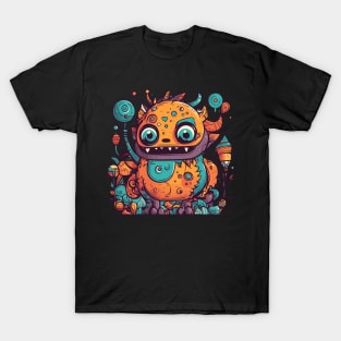 A Colorful World of Doodle Monsters T-Shirt